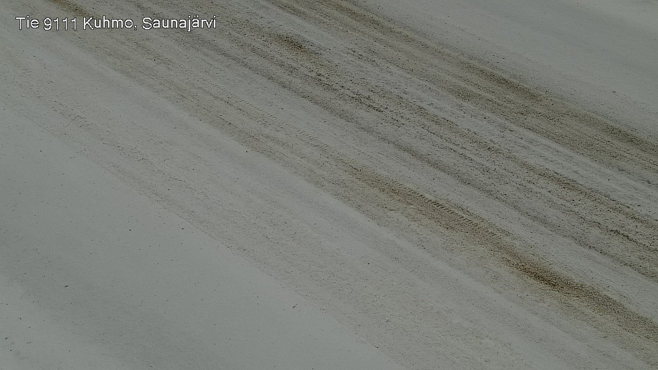 Weather Camera Image Road 9111 Kuhmo, Saunajärvi, Kuhmo, Kainuu