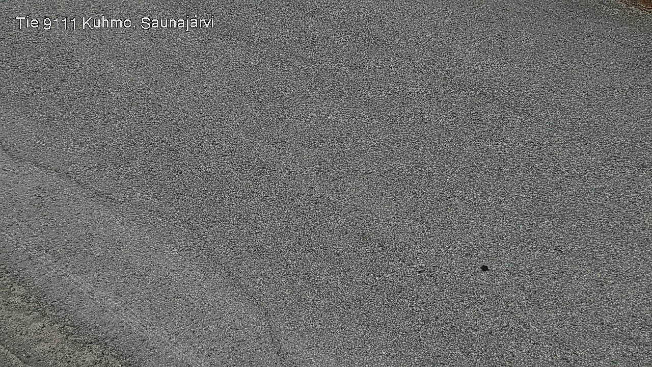 Weather Camera Image Väg 9111 Kuhmo, Saunajärvi, Kuhmo, Kainuu