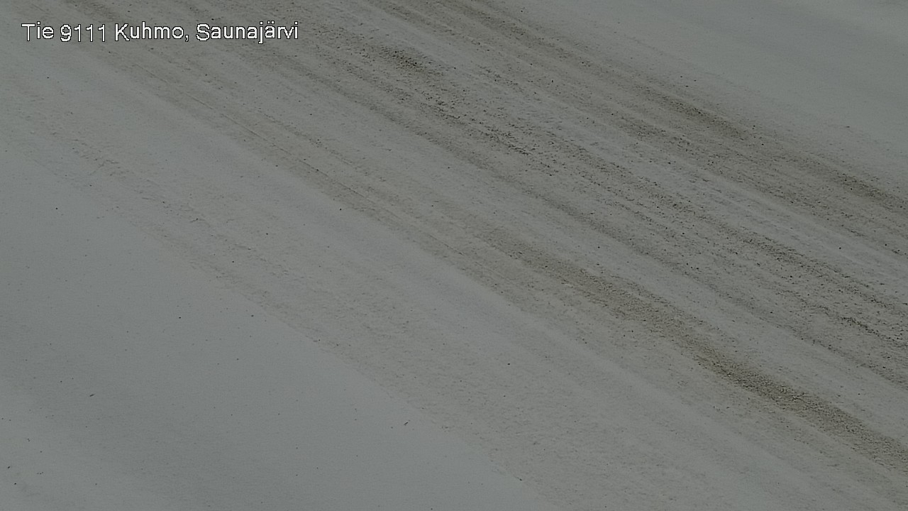 Weather Camera Image Road 9111 Kuhmo, Saunajärvi, Kuhmo, Kainuu