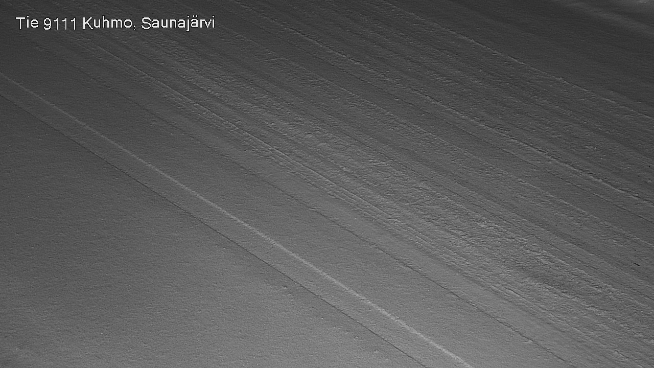 Weather Camera Image Road 9111 Kuhmo, Saunajärvi, Kuhmo, Kainuu
