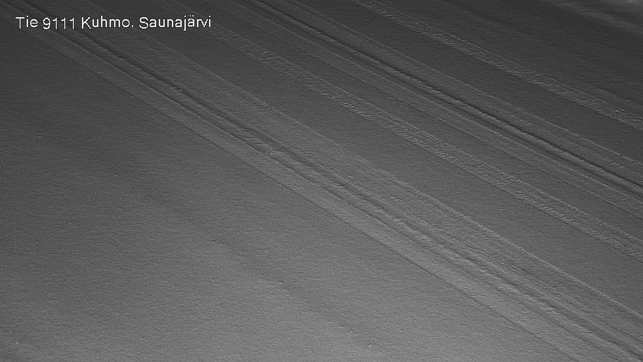 Weather Camera Image Road 9111 Kuhmo, Saunajärvi, Kuhmo, Kainuu