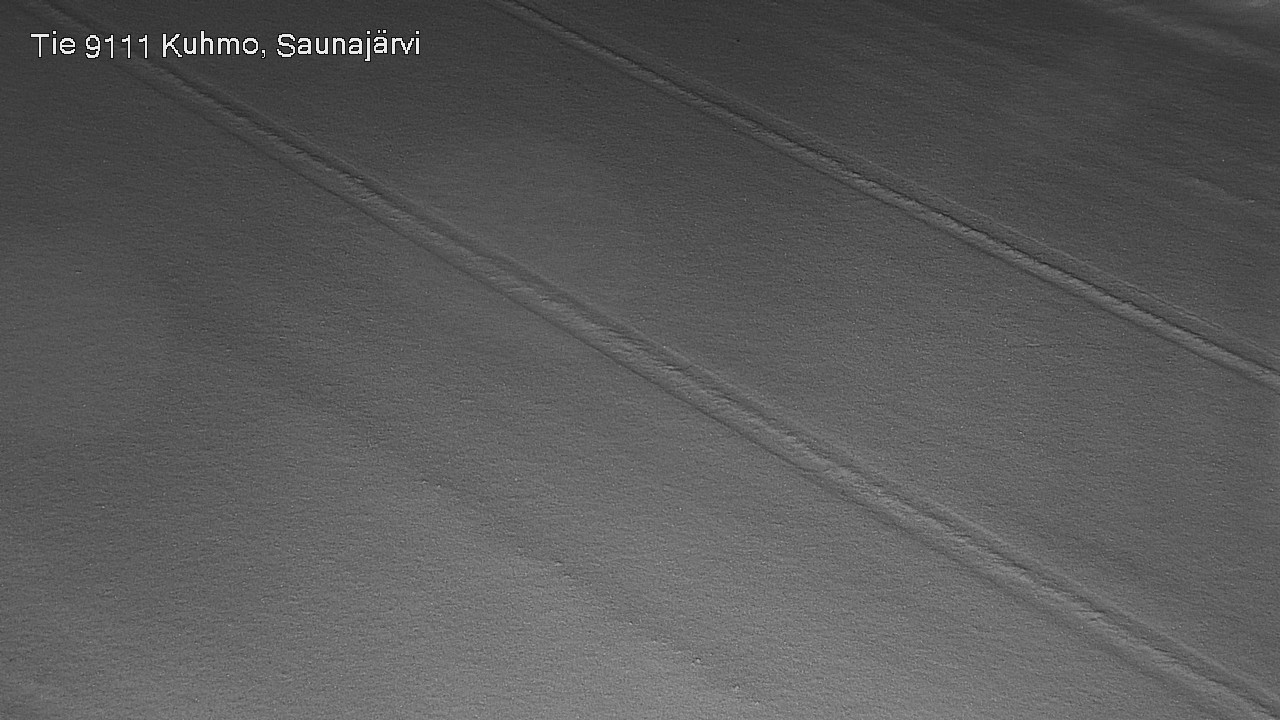 Weather Camera Image Road 9111 Kuhmo, Saunajärvi, Kuhmo, Kainuu