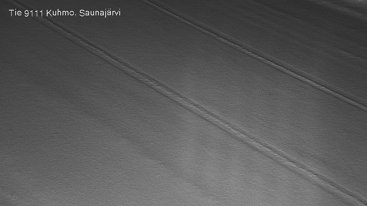 Weather Camera Image Road 9111 Kuhmo, Saunajärvi, Kuhmo, Kainuu