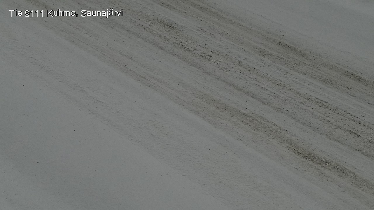 Weather Camera Image Road 9111 Kuhmo, Saunajärvi, Kuhmo, Kainuu