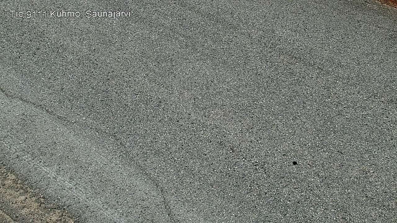 Weather Camera Image Väg 9111 Kuhmo, Saunajärvi, Kuhmo, Kainuu