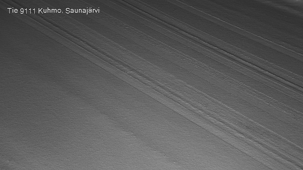 Weather Camera Image Road 9111 Kuhmo, Saunajärvi, Kuhmo, Kainuu