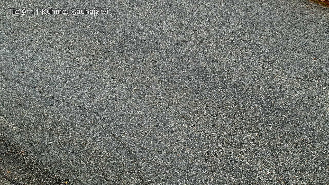 Weather Camera Image Väg 9111 Kuhmo, Saunajärvi, Kuhmo, Kainuu