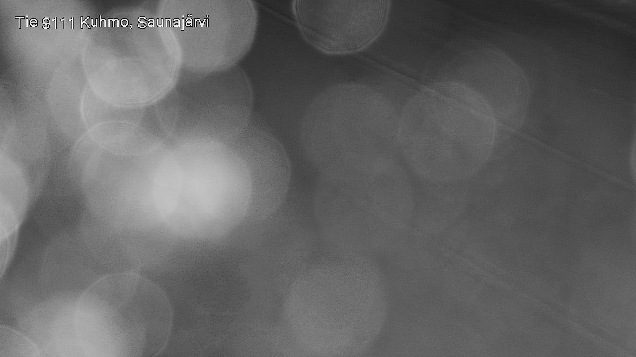 Weather Camera Image Road 9111 Kuhmo, Saunajärvi, Kuhmo, Kainuu