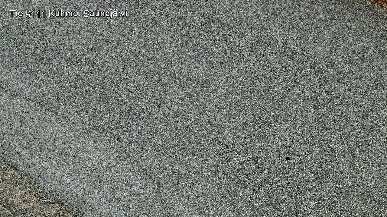 Weather Camera Image Väg 9111 Kuhmo, Saunajärvi, Kuhmo, Kainuu