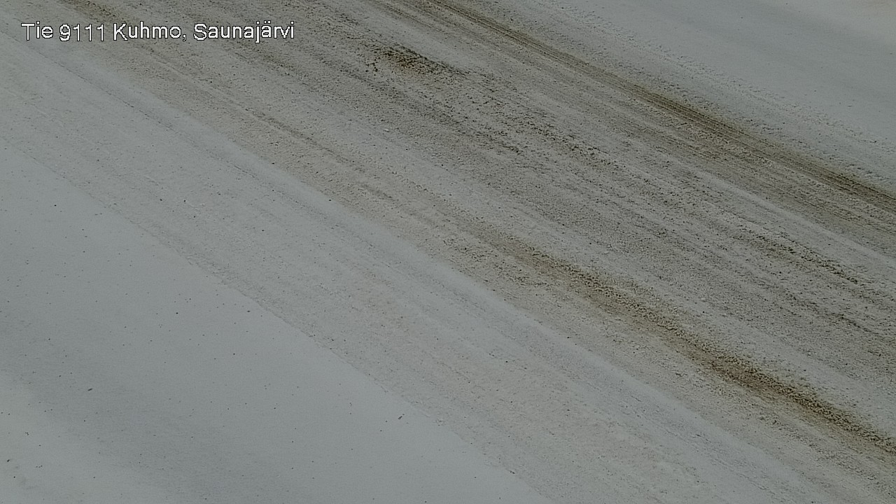 Weather Camera Image Road 9111 Kuhmo, Saunajärvi, Kuhmo, Kainuu