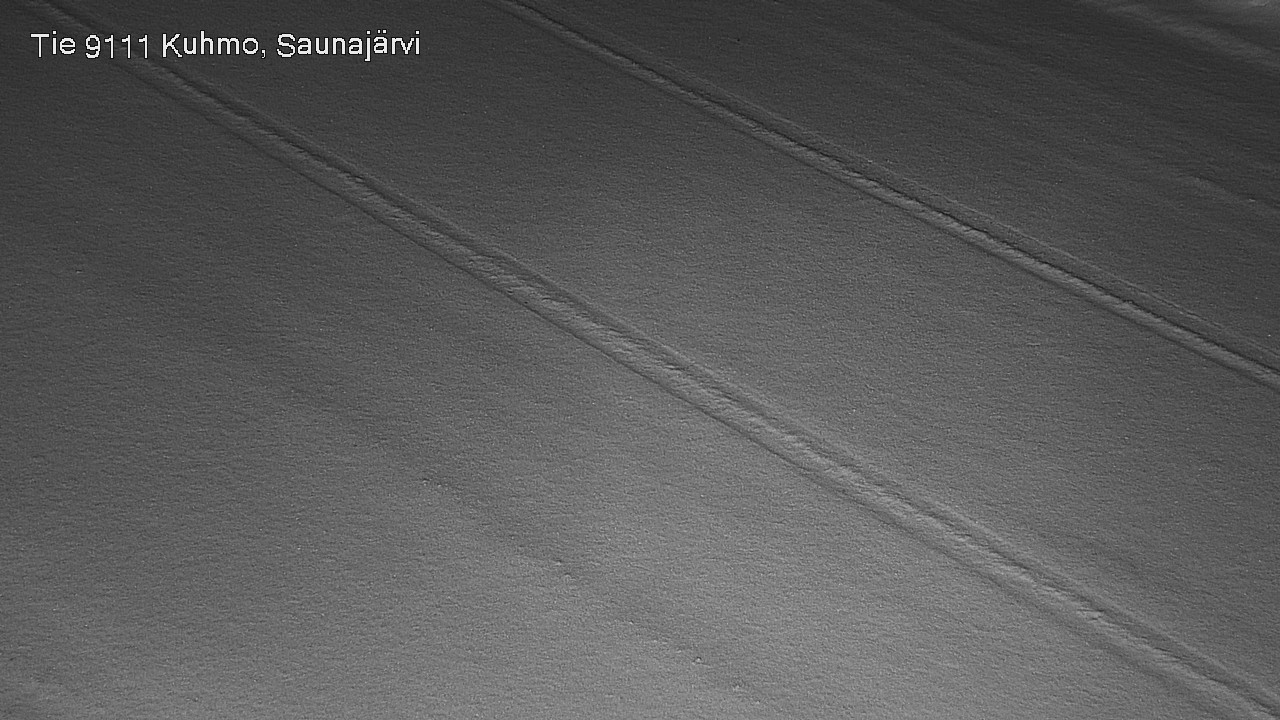 Weather Camera Image Road 9111 Kuhmo, Saunajärvi, Kuhmo, Kainuu