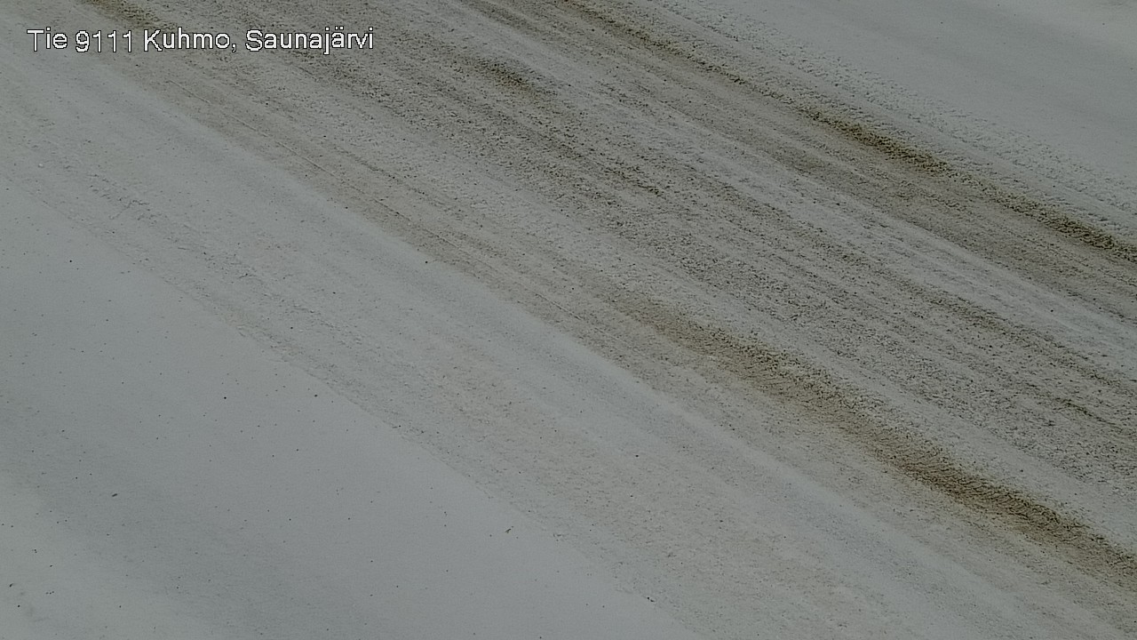Weather Camera Image Road 9111 Kuhmo, Saunajärvi, Kuhmo, Kainuu