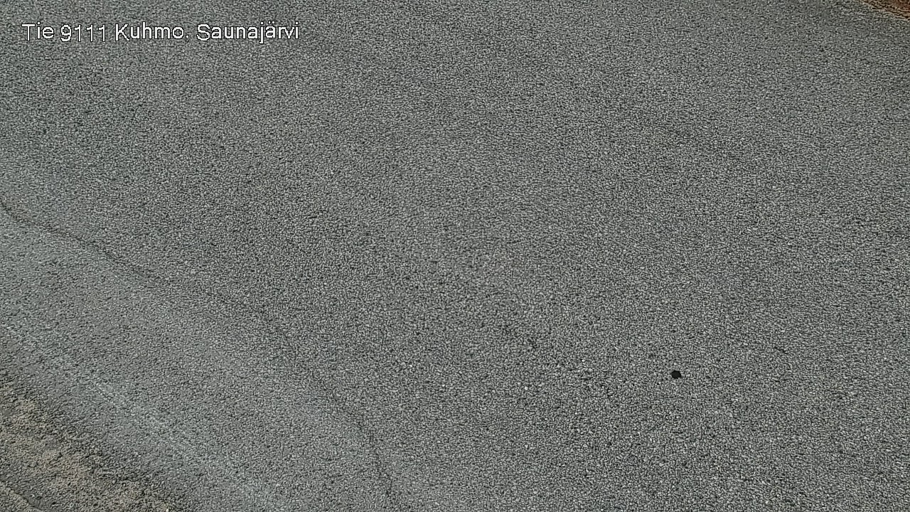 Weather Camera Image Väg 9111 Kuhmo, Saunajärvi, Kuhmo, Kainuu