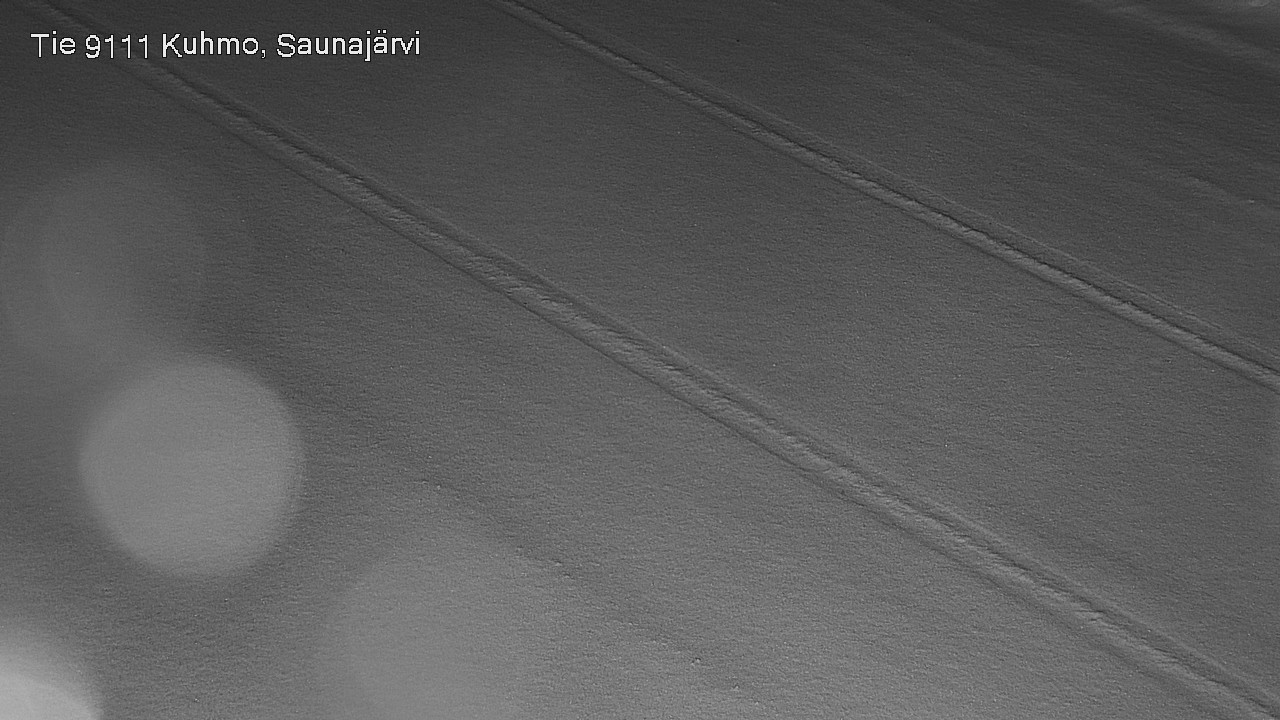 Weather Camera Image Road 9111 Kuhmo, Saunajärvi, Kuhmo, Kainuu