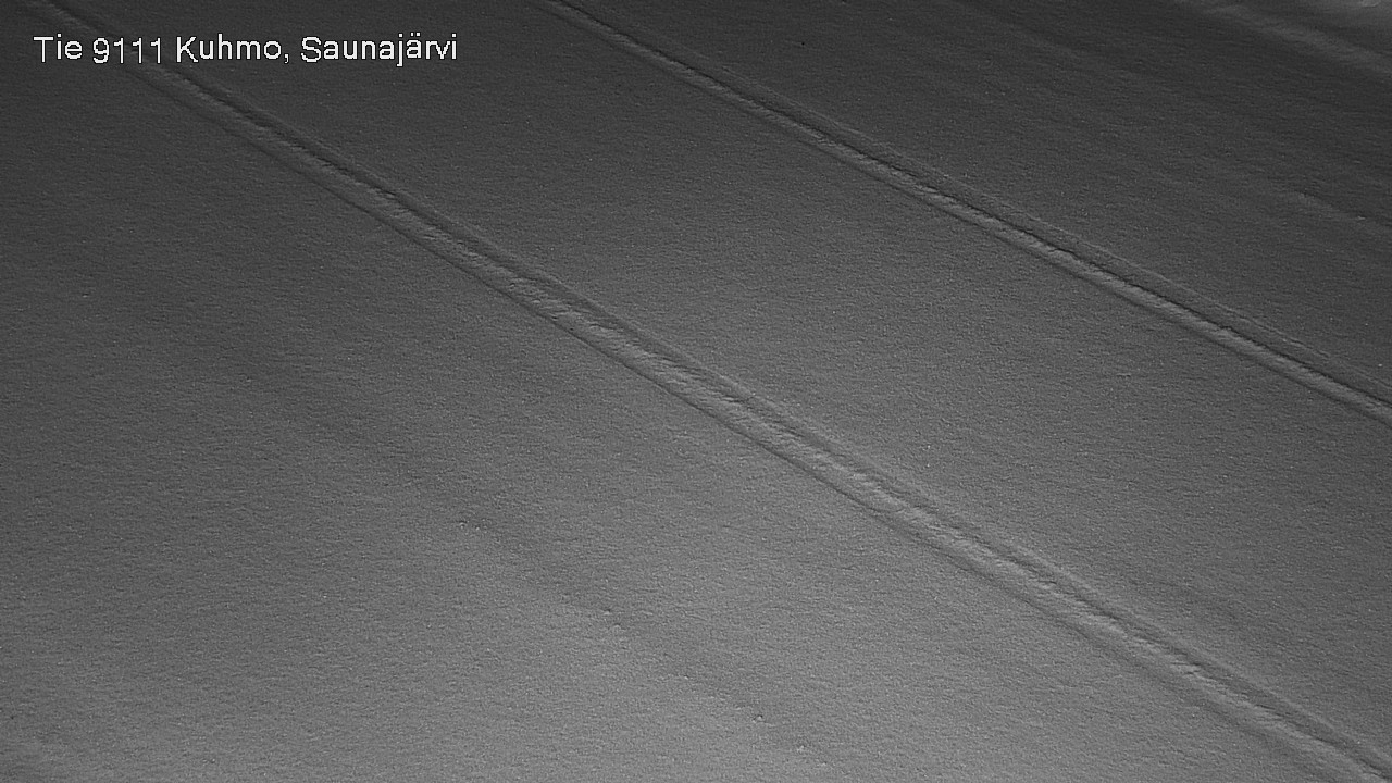 Weather Camera Image Road 9111 Kuhmo, Saunajärvi, Kuhmo, Kainuu