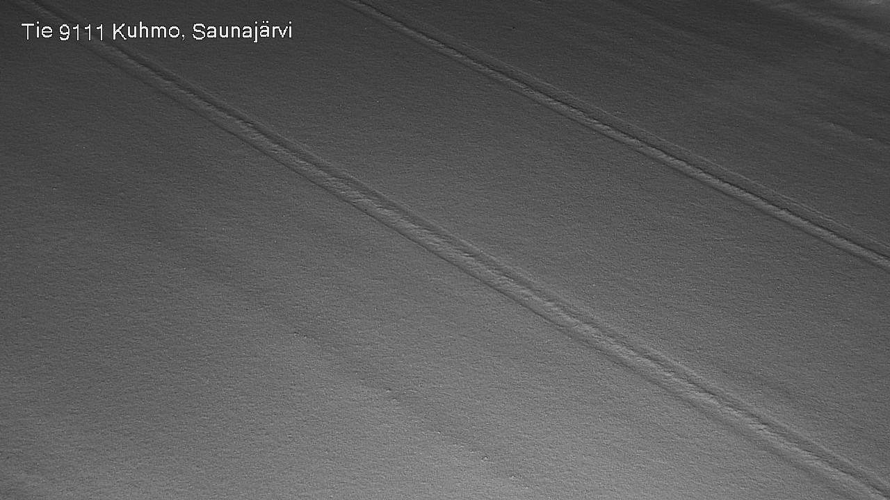 Weather Camera Image Road 9111 Kuhmo, Saunajärvi, Kuhmo, Kainuu