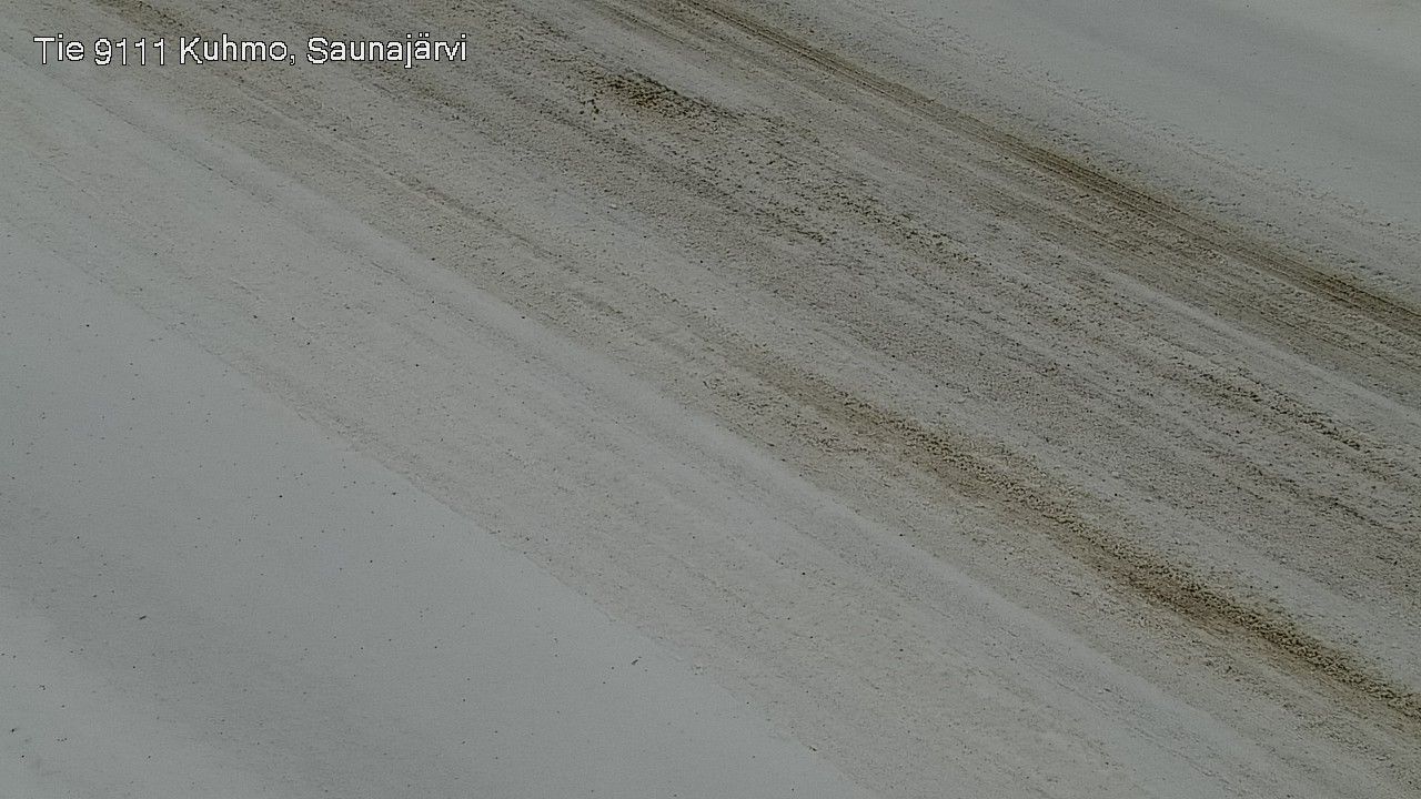 Weather Camera Image Road 9111 Kuhmo, Saunajärvi, Kuhmo, Kainuu