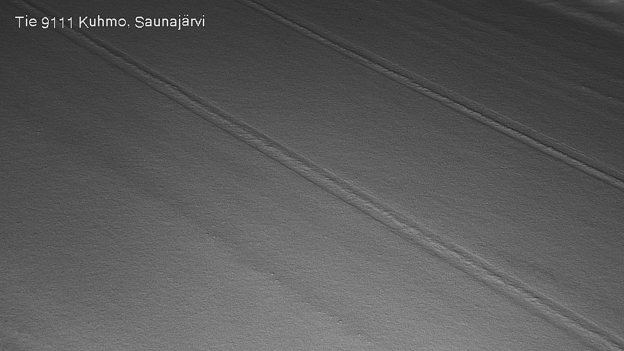 Weather Camera Image Road 9111 Kuhmo, Saunajärvi, Kuhmo, Kainuu