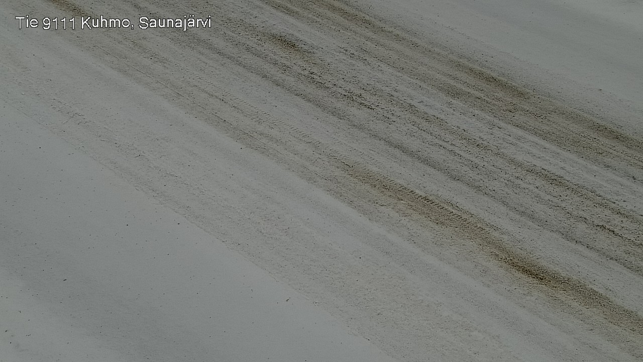 Weather Camera Image Road 9111 Kuhmo, Saunajärvi, Kuhmo, Kainuu