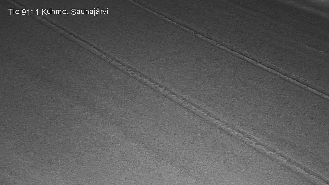 Weather Camera Image Road 9111 Kuhmo, Saunajärvi, Kuhmo, Kainuu