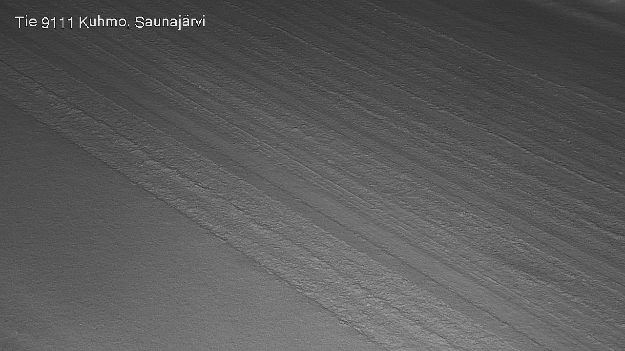 Weather Camera Image Road 9111 Kuhmo, Saunajärvi, Kuhmo, Kainuu