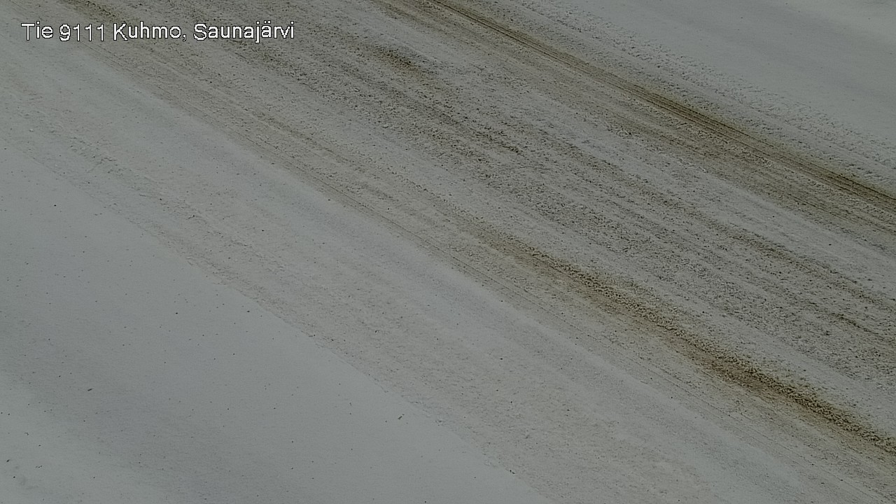 Weather Camera Image Road 9111 Kuhmo, Saunajärvi, Kuhmo, Kainuu