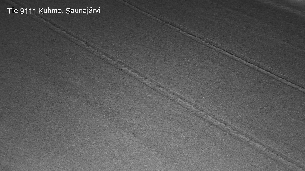 Weather Camera Image Road 9111 Kuhmo, Saunajärvi, Kuhmo, Kainuu