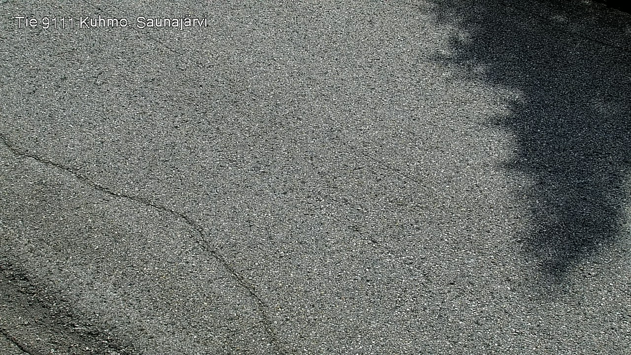 Weather Camera Image Road 9111 Kuhmo, Saunajärvi, Kuhmo, Kainuu