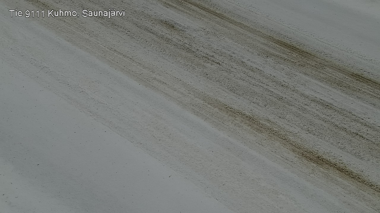 Weather Camera Image Road 9111 Kuhmo, Saunajärvi, Kuhmo, Kainuu