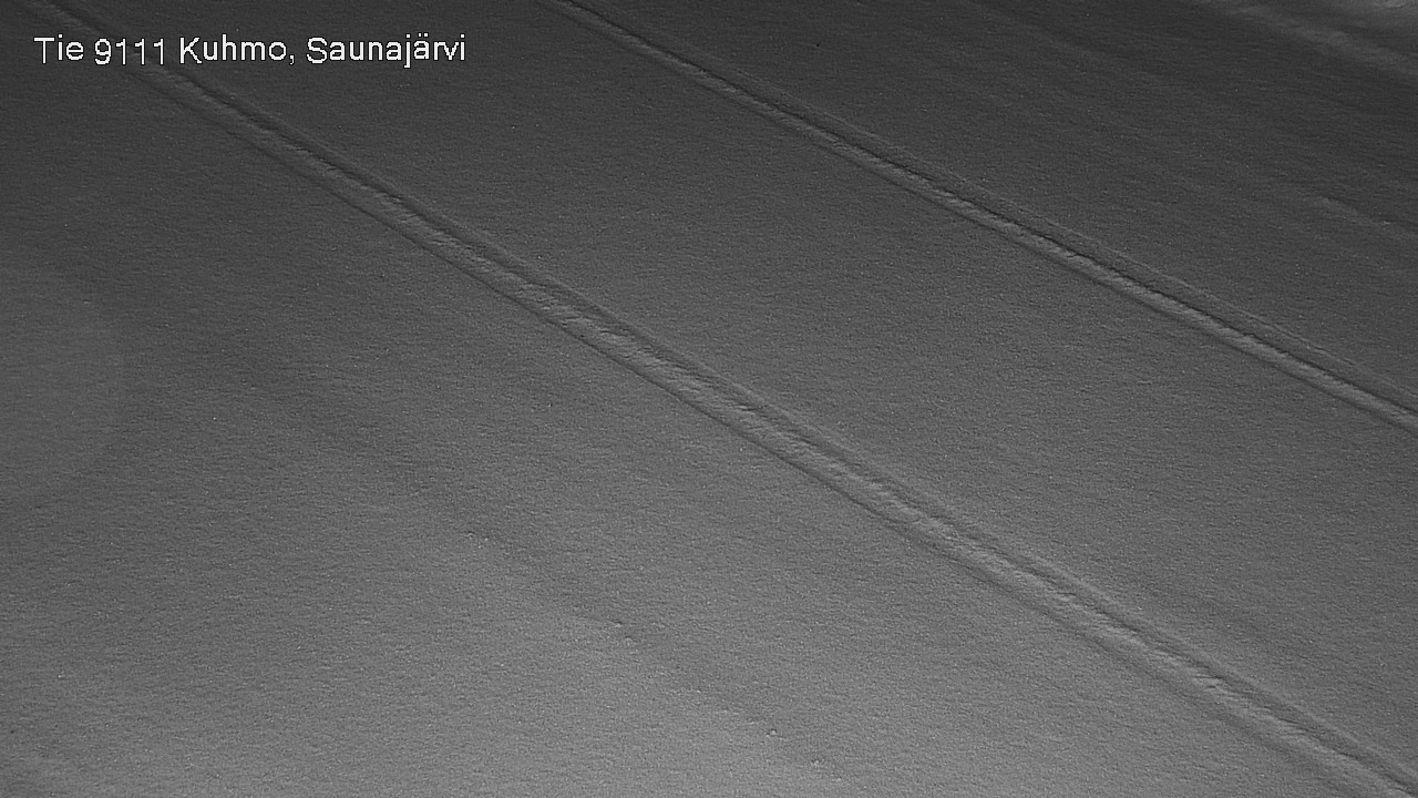 Weather Camera Image Road 9111 Kuhmo, Saunajärvi, Kuhmo, Kainuu