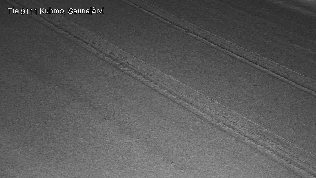Weather Camera Image Road 9111 Kuhmo, Saunajärvi, Kuhmo, Kainuu