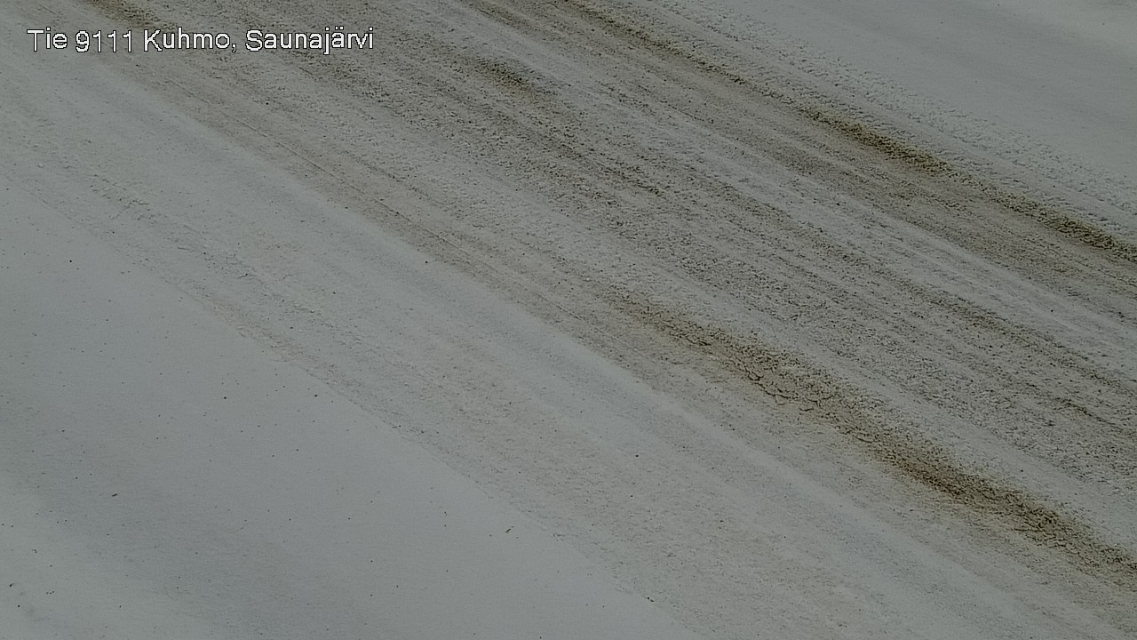 Weather Camera Image Road 9111 Kuhmo, Saunajärvi, Kuhmo, Kainuu