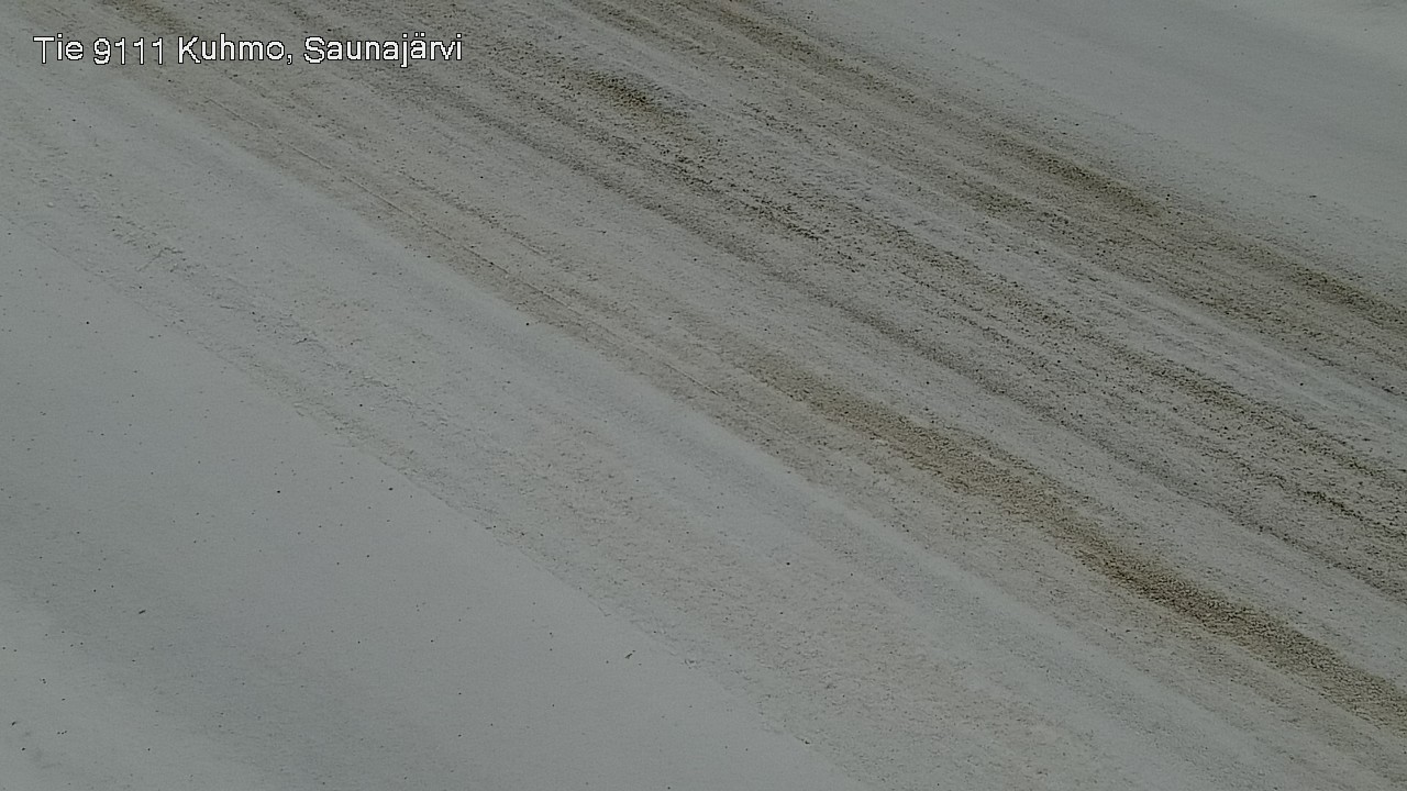Weather Camera Image Road 9111 Kuhmo, Saunajärvi, Kuhmo, Kainuu