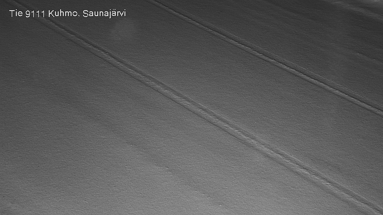 Weather Camera Image Road 9111 Kuhmo, Saunajärvi, Kuhmo, Kainuu