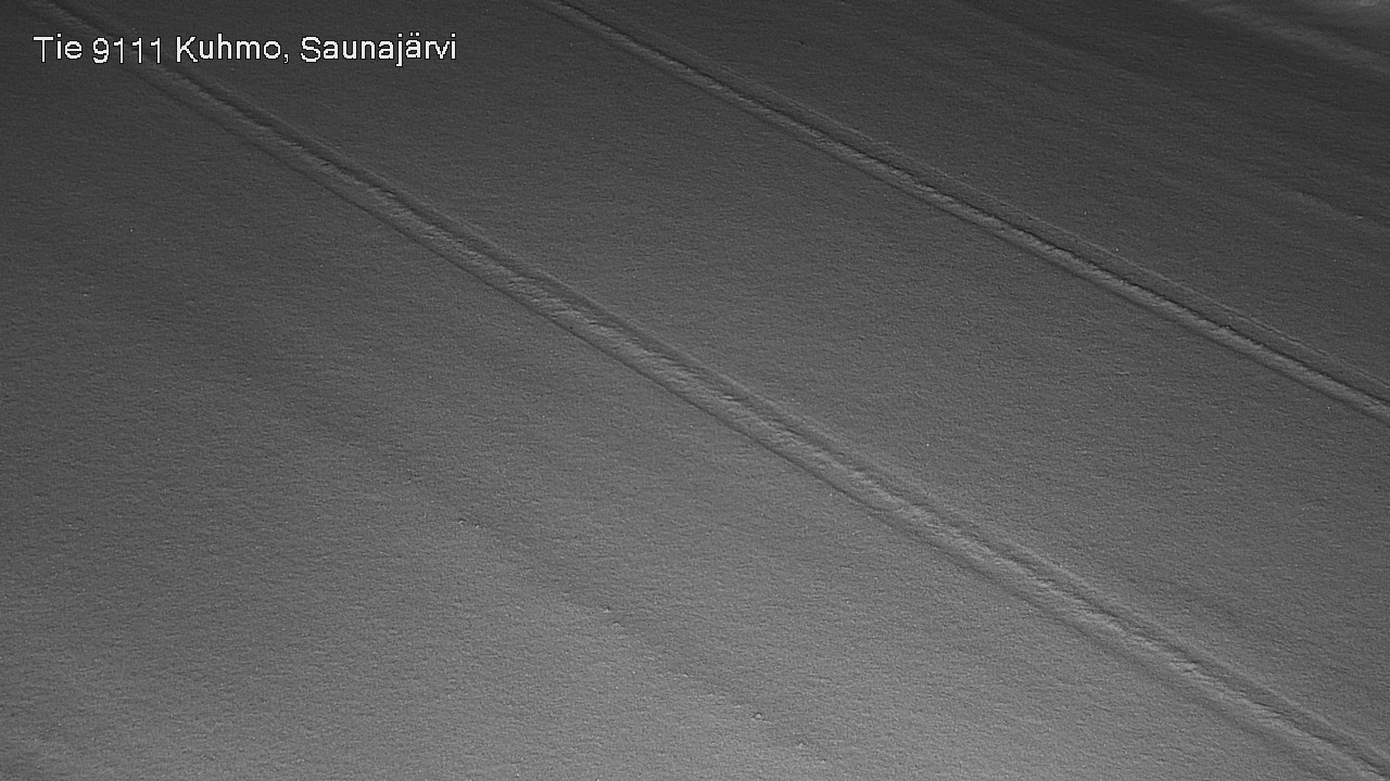 Weather Camera Image Road 9111 Kuhmo, Saunajärvi, Kuhmo, Kainuu