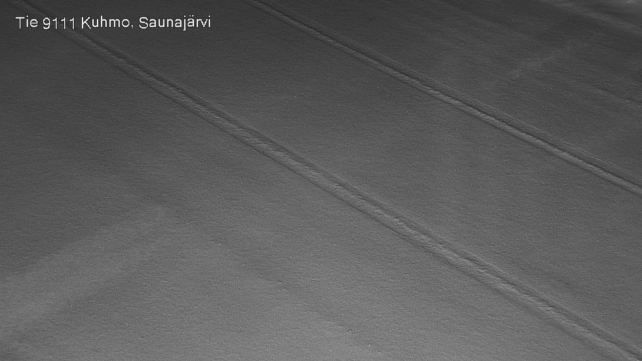 Weather Camera Image Road 9111 Kuhmo, Saunajärvi, Kuhmo, Kainuu