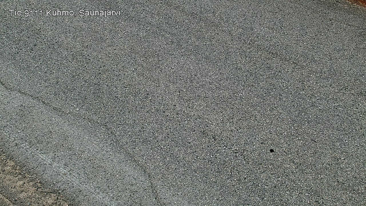 Weather Camera Image Väg 9111 Kuhmo, Saunajärvi, Kuhmo, Kainuu