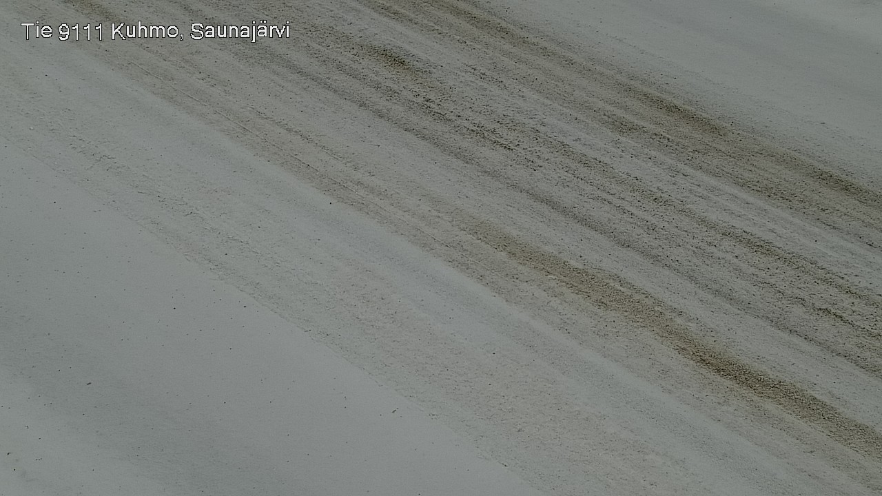 Weather Camera Image Road 9111 Kuhmo, Saunajärvi, Kuhmo, Kainuu