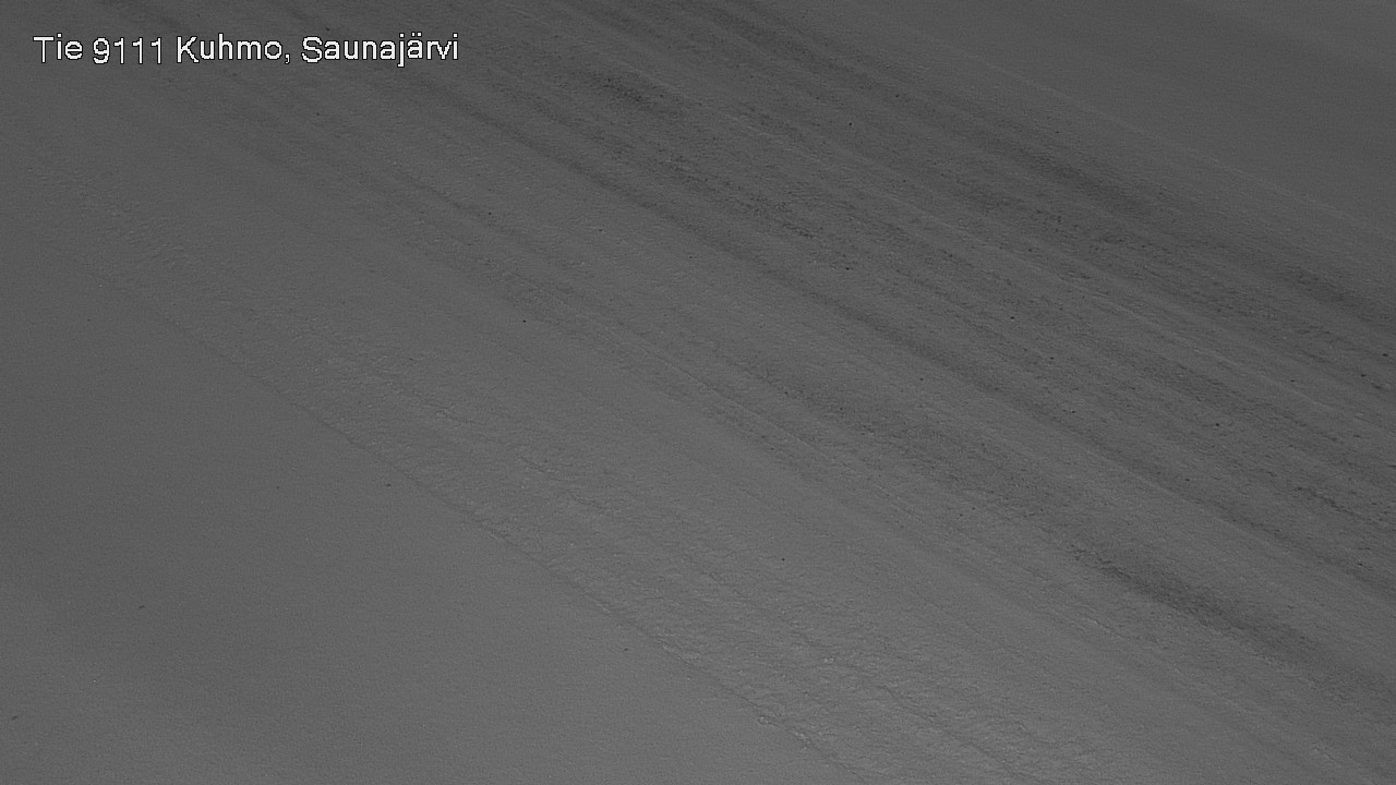 Weather Camera Image Road 9111 Kuhmo, Saunajärvi, Kuhmo, Kainuu