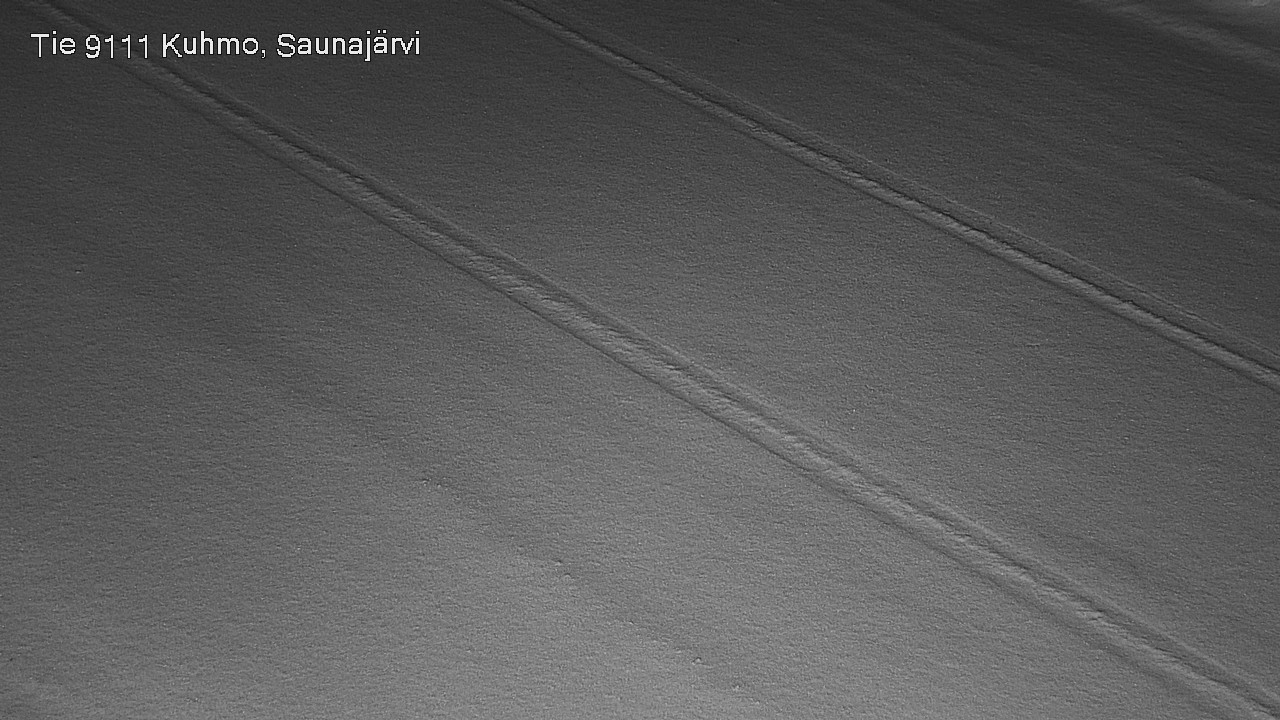 Weather Camera Image Road 9111 Kuhmo, Saunajärvi, Kuhmo, Kainuu
