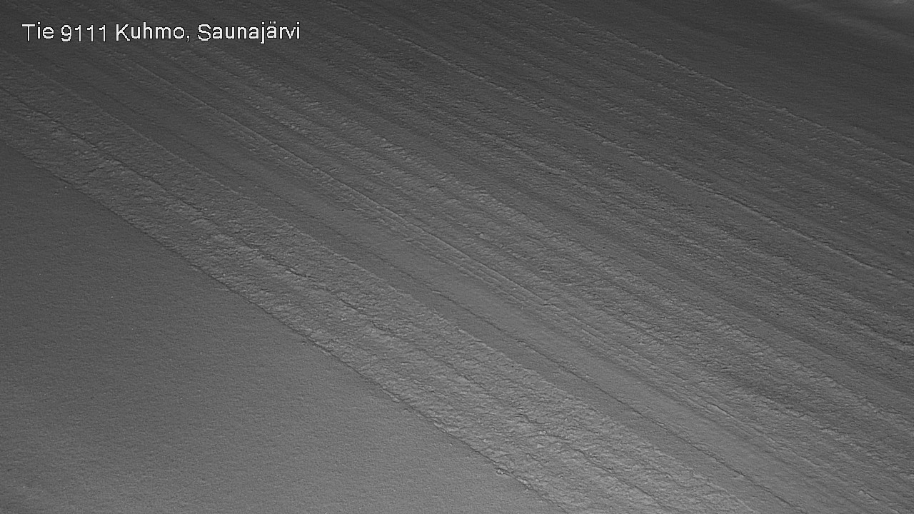 Weather Camera Image Road 9111 Kuhmo, Saunajärvi, Kuhmo, Kainuu
