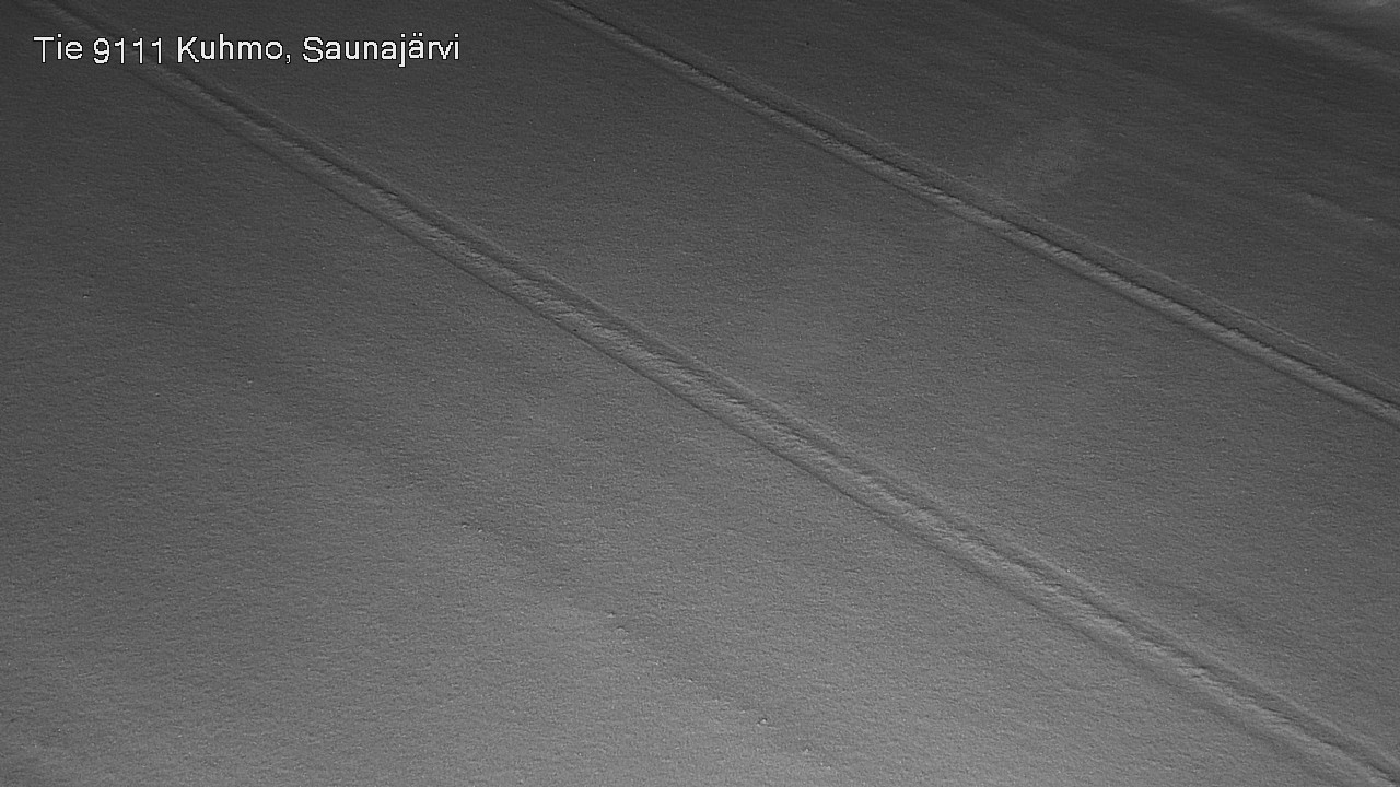 Weather Camera Image Road 9111 Kuhmo, Saunajärvi, Kuhmo, Kainuu