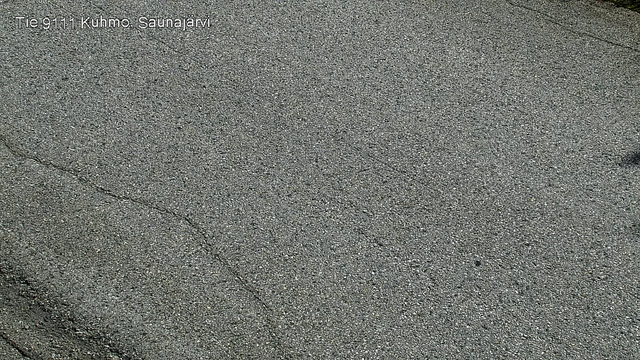 Weather Camera Image Väg 9111 Kuhmo, Saunajärvi, Kuhmo, Kainuu