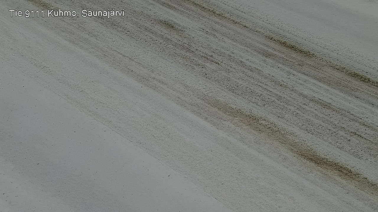 Weather Camera Image Road 9111 Kuhmo, Saunajärvi, Kuhmo, Kainuu