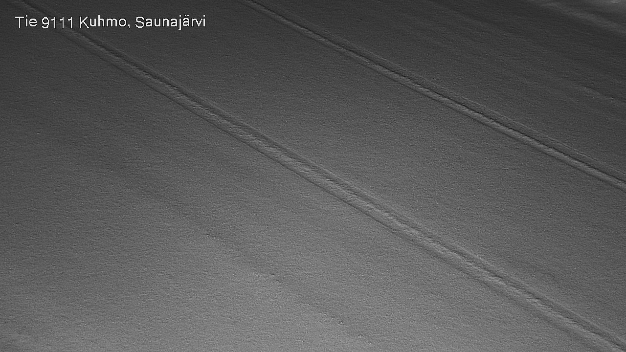 Weather Camera Image Road 9111 Kuhmo, Saunajärvi, Kuhmo, Kainuu