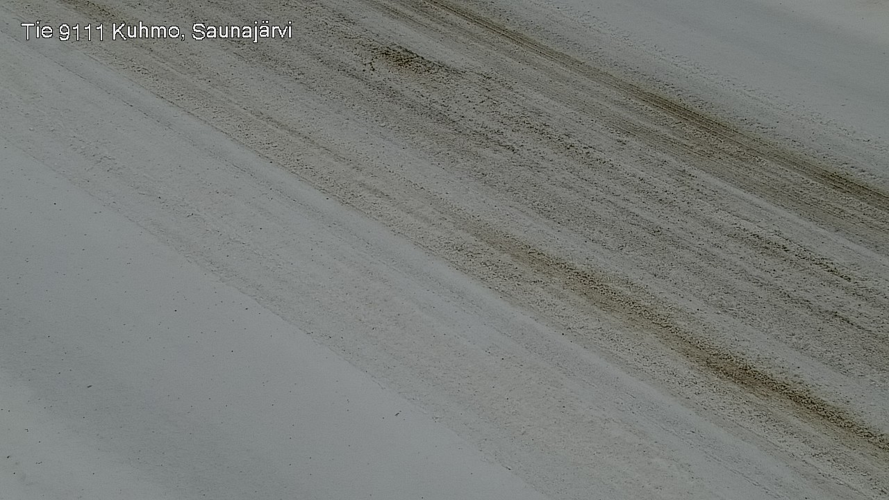 Weather Camera Image Road 9111 Kuhmo, Saunajärvi, Kuhmo, Kainuu
