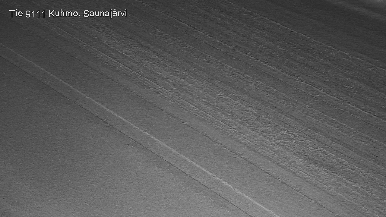 Weather Camera Image Road 9111 Kuhmo, Saunajärvi, Kuhmo, Kainuu