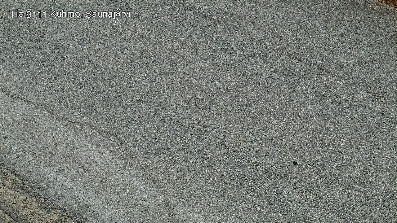 Weather Camera Image Väg 9111 Kuhmo, Saunajärvi, Kuhmo, Kainuu