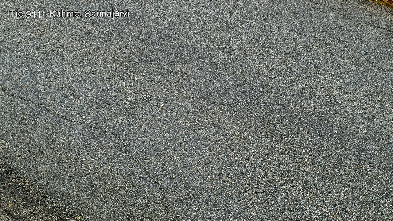 Weather Camera Image Väg 9111 Kuhmo, Saunajärvi, Kuhmo, Kainuu