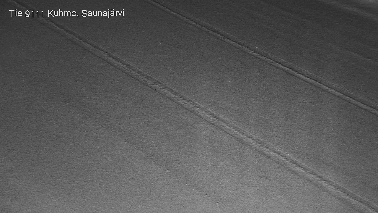 Weather Camera Image Road 9111 Kuhmo, Saunajärvi, Kuhmo, Kainuu